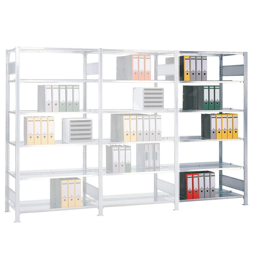 Product afbeelding: Archiefstelling SCHULTE AV, dubbelzijdig, met middenaanslagen, VL 150 kg, hxbxd 2.500 x 750 x 600 mm