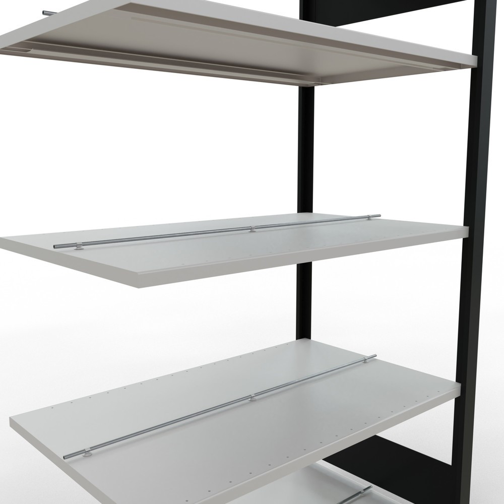 Productafbeelding nr. 4: Archiefstelling SCHULTE AV, dubbelzijdig, met middenaanslagen, VL 150 kg, zwart, hxbxd 1.800 x 1.000 x 600 mm