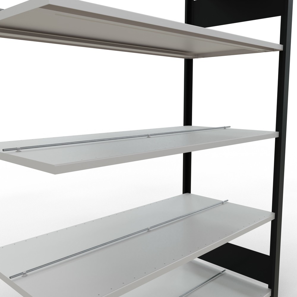 Productafbeelding nr. 4: Archiefstelling SCHULTE AV, dubbelzijdig, met middenaanslagen, VL 150 kg, zwart, hxbxd 1.800 x 1.300 x 600 mm