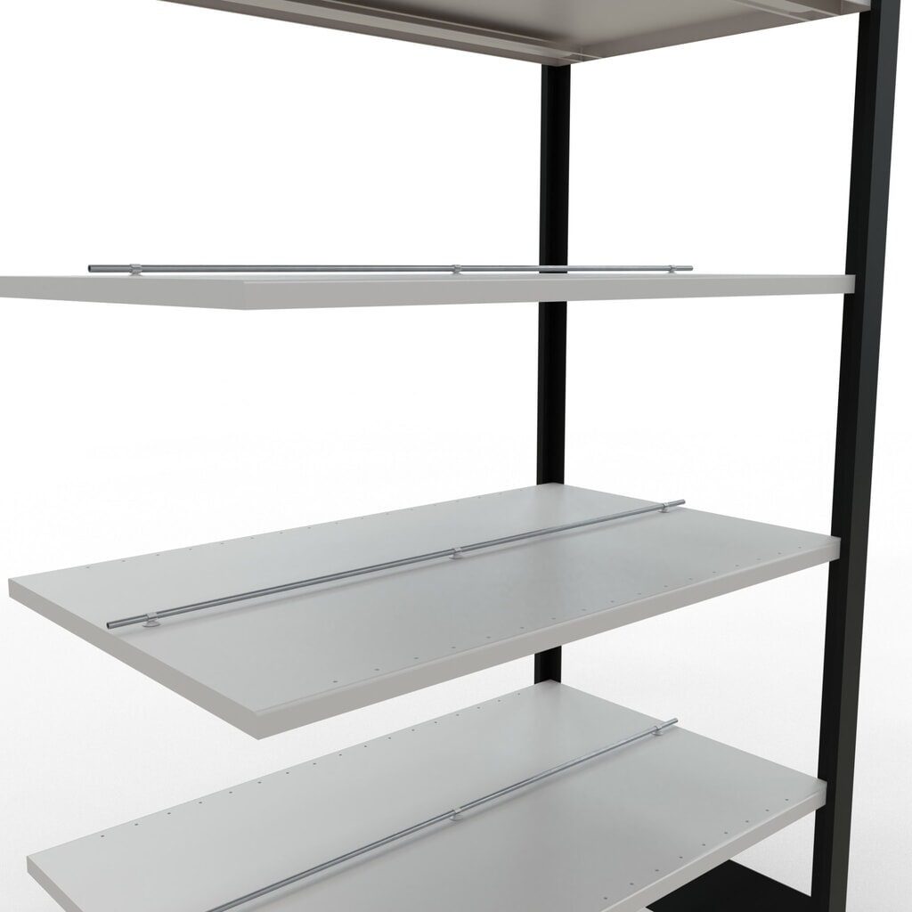 Archiefstelling SCHULTE AV, dubbelzijdig, met middenaanslagen, VL 150 kg, zwart, hxbxd 2.000 x 1.000 x 600 mm Productafbeelding nr. 4: Archiefstelling SCHULTE AV, dubbelzijdig, met middenaanslagen, VL 150 kg, zwart, hxbxd 2.000 x 1.000 x 600 mm