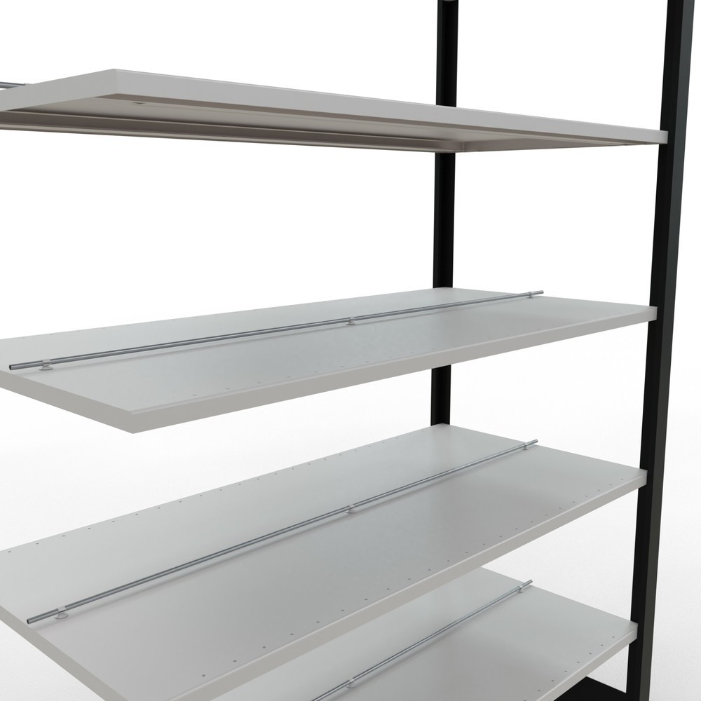 Productafbeelding nr. 4: Archiefstelling SCHULTE AV, dubbelzijdig, met middenaanslagen, VL 150 kg, zwart, hxbxd 2.300 x 1.300 x 600 mm