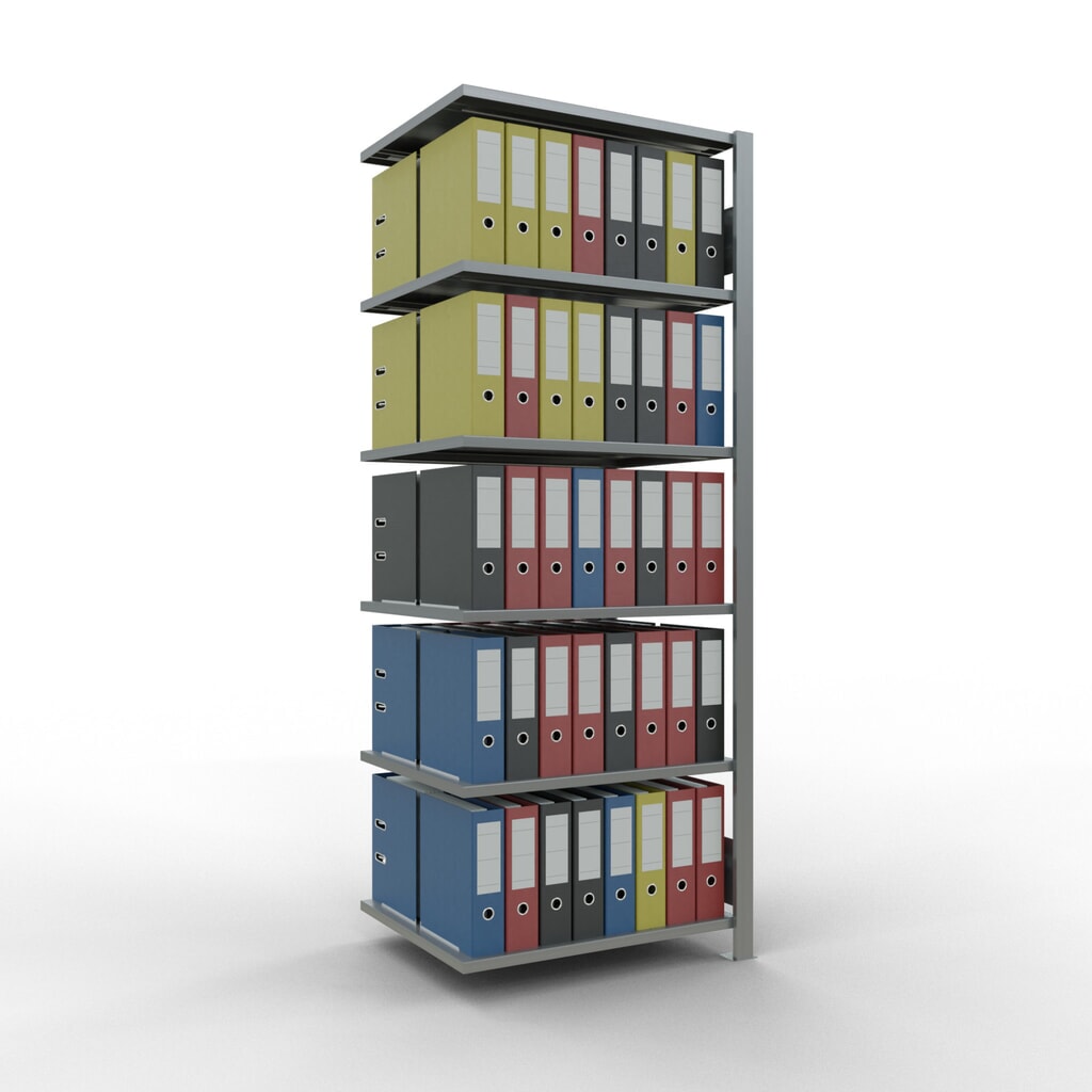 Productafbeelding nr. 2: Archiefstelling SCHULTE AV, dubbelzijdig, zonder middenaanslagen, VL 150 kg, hxbxd 2.000 x 750 x 600 mm