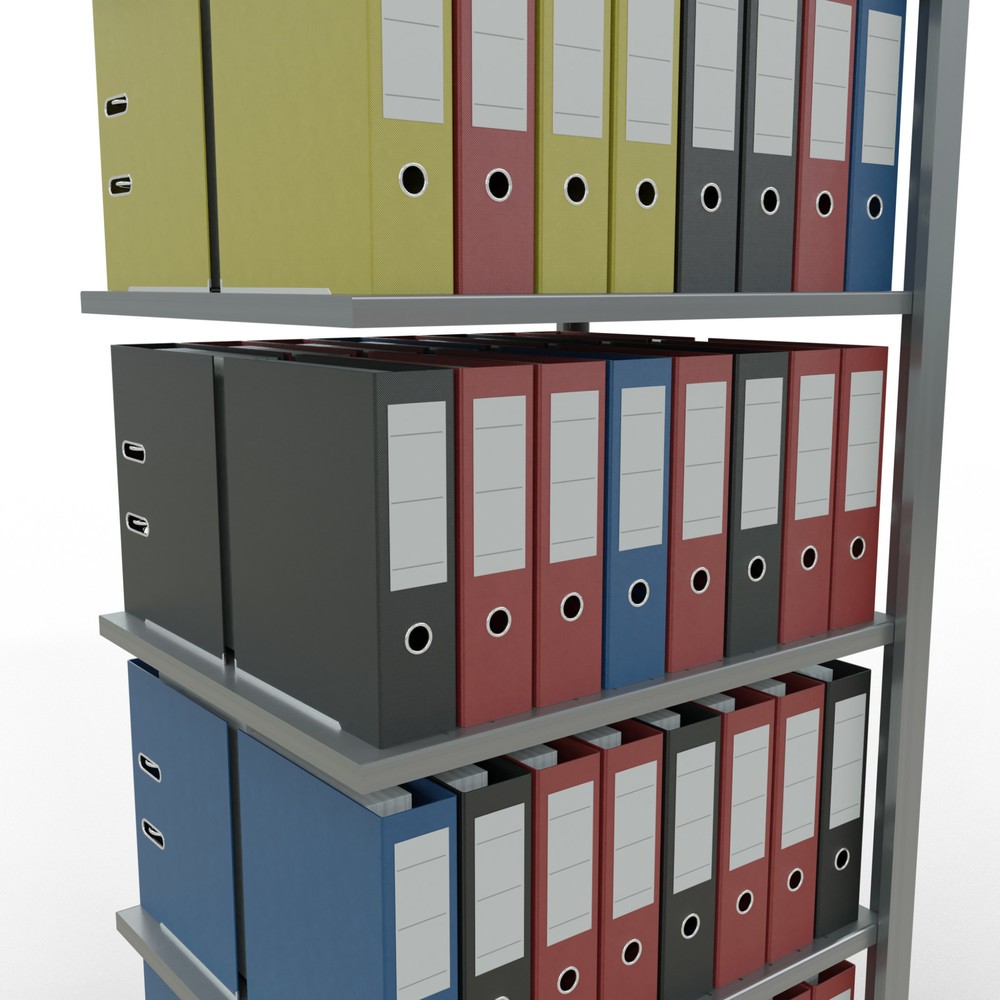 Productafbeelding nr. 3: Archiefstelling SCHULTE AV, dubbelzijdig, zonder middenaanslagen, VL 150 kg, hxbxd 2.000 x 750 x 600 mm