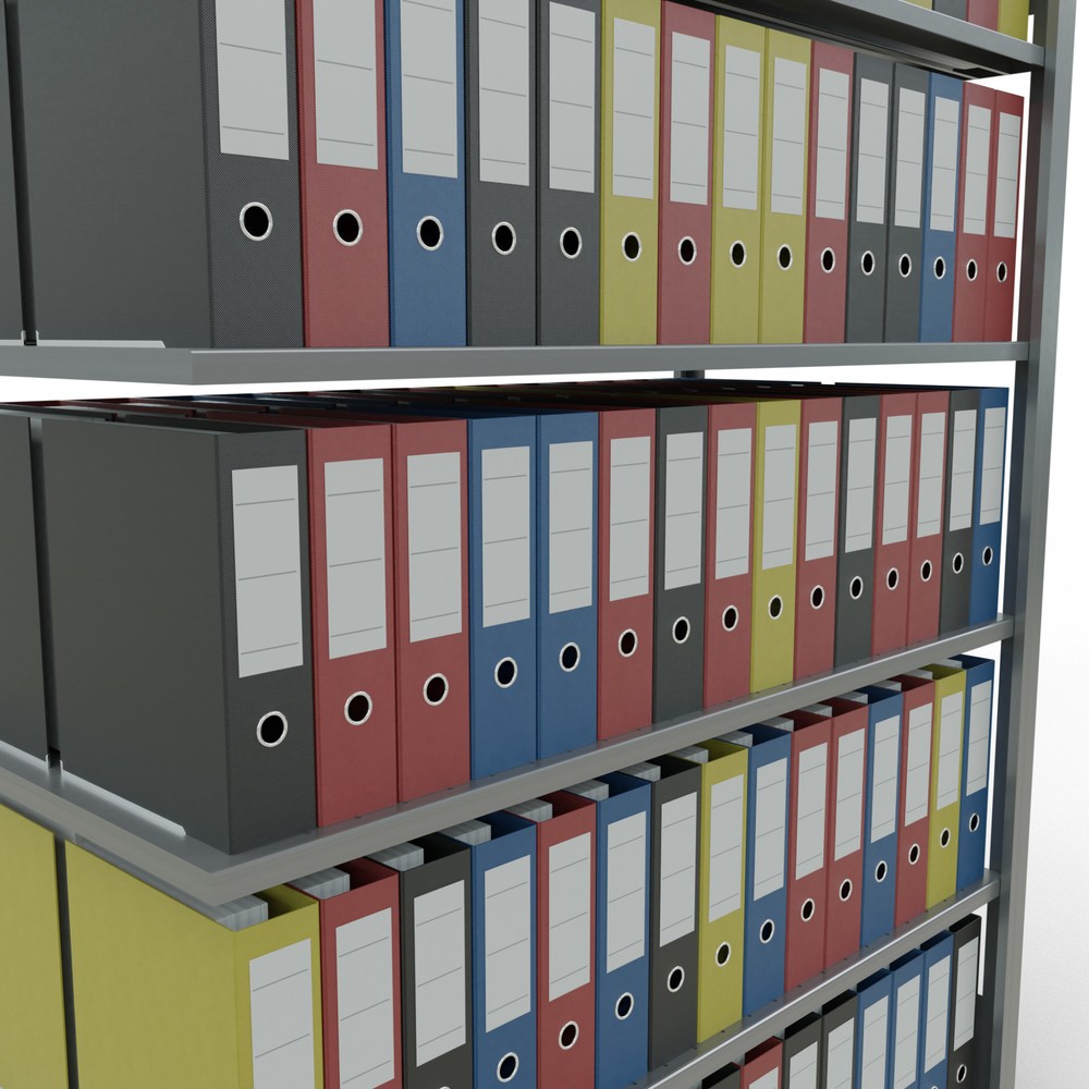 Productafbeelding nr. 3: Archiefstelling SCHULTE AV, dubbelzijdig, zonder middenaanslagen, VL 150 kg, hxbxd 2.000 x 1.300 x 600 mm