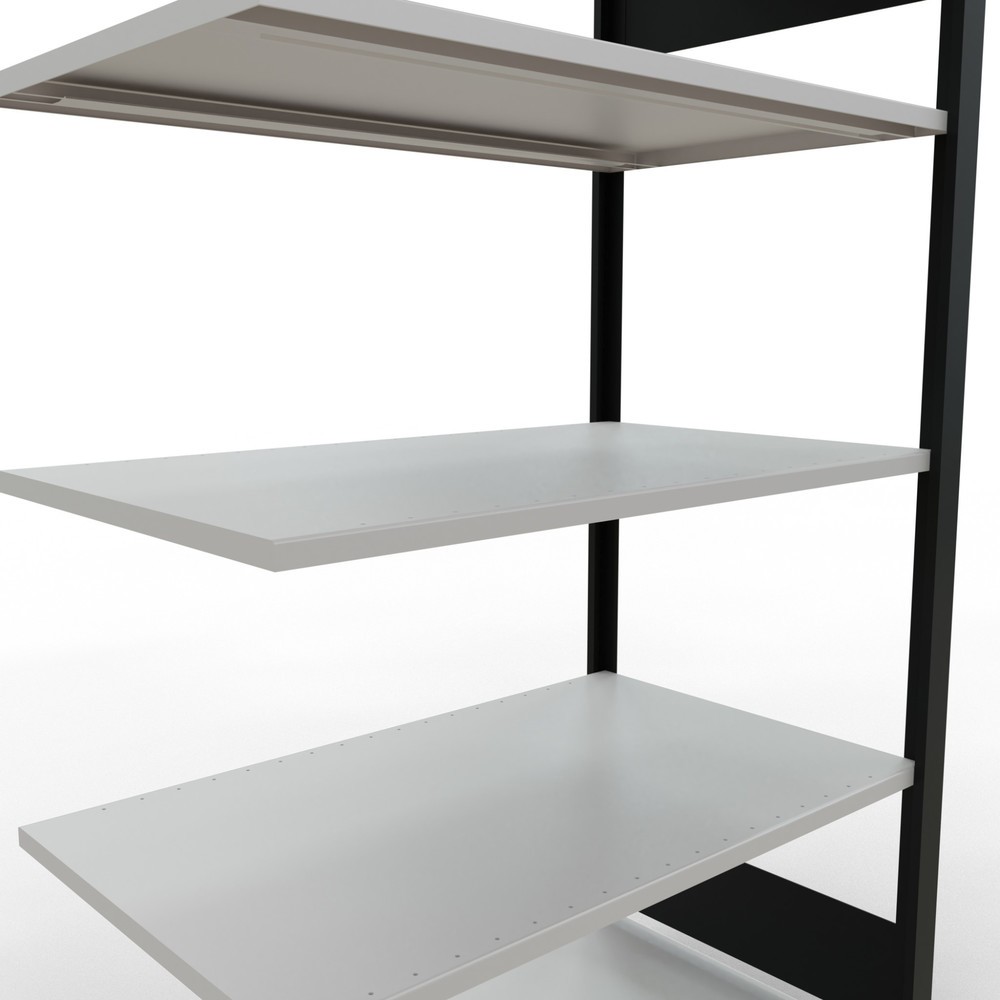 Productafbeelding nr. 4: Archiefstelling SCHULTE AV, dubbelzijdig, zonder middenaanslagen, VL 150 kg, zwart, hxbxd 1.800 x 1.000 x 600 mm