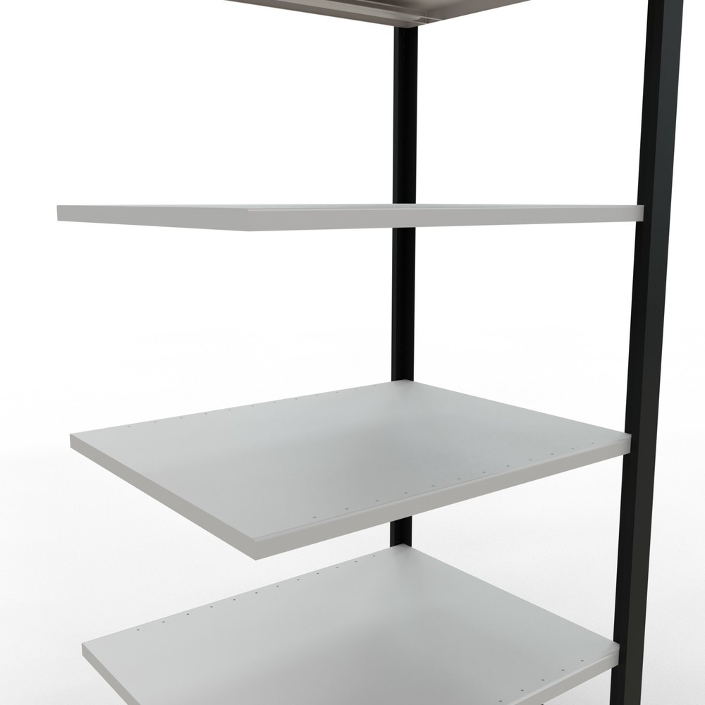 Productafbeelding nr. 4: Archiefstelling SCHULTE AV, dubbelzijdig, zonder middenaanslagen, VL 150 kg, zwart, hxbxd 2.000 x 750 x 600 mm