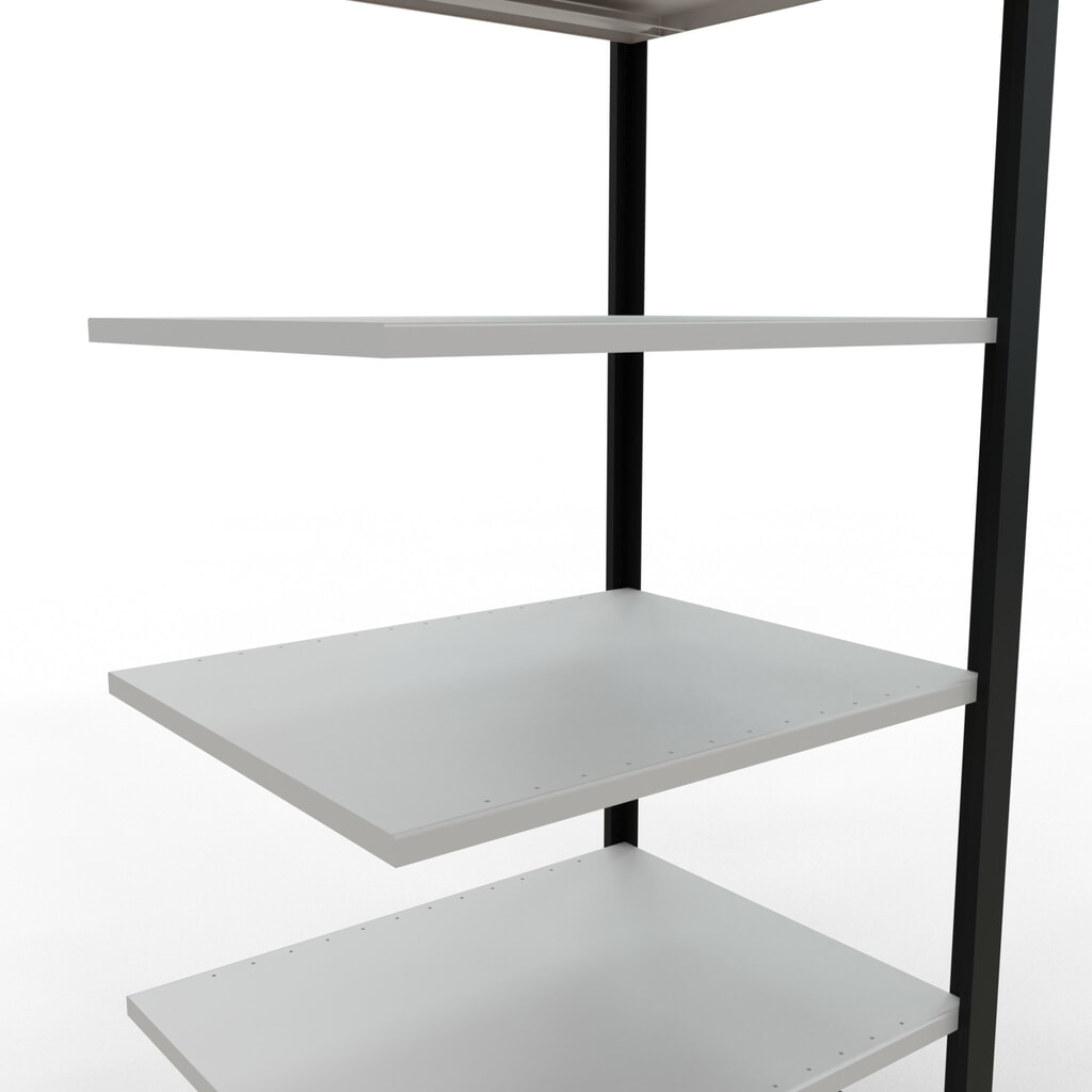 Productafbeelding nr. 4: Archiefstelling SCHULTE AV, dubbelzijdig, zonder middenaanslagen, VL 150 kg, zwart, hxbxd 2.000 x 750 x 600 mm