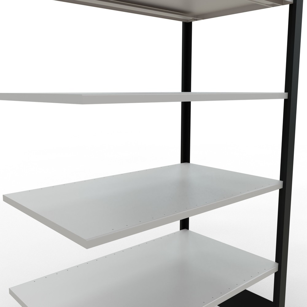 Productafbeelding nr. 4: Archiefstelling SCHULTE AV, dubbelzijdig, zonder middenaanslagen, VL 150 kg, zwart, hxbxd 2.000 x 1.000 x 600 mm