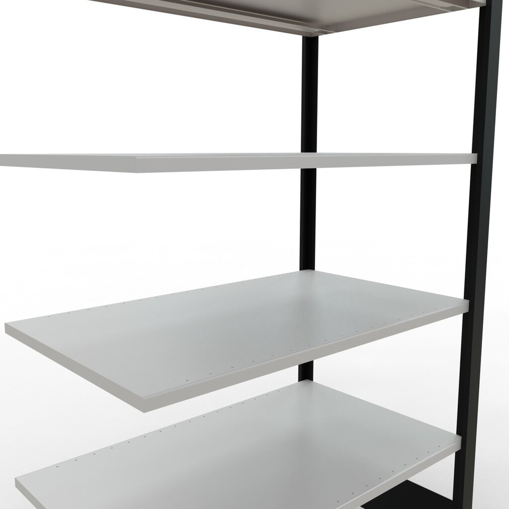 Archiefstelling SCHULTE AV, dubbelzijdig, zonder middenaanslagen, VL 150 kg, zwart, hxbxd 2.000 x 1.000 x 600 mm Productafbeelding nr. 4: Archiefstelling SCHULTE AV, dubbelzijdig, zonder middenaanslagen, VL 150 kg, zwart, hxbxd 2.000 x 1.000 x 600 mm