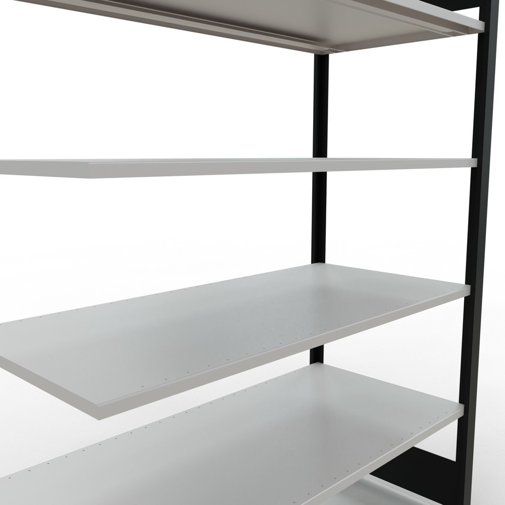 Productafbeelding nr. 4: Archiefstelling SCHULTE AV, dubbelzijdig, zonder middenaanslagen, VL 150 kg, zwart, hxbxd 2.000 x 1.300 x 600 mm