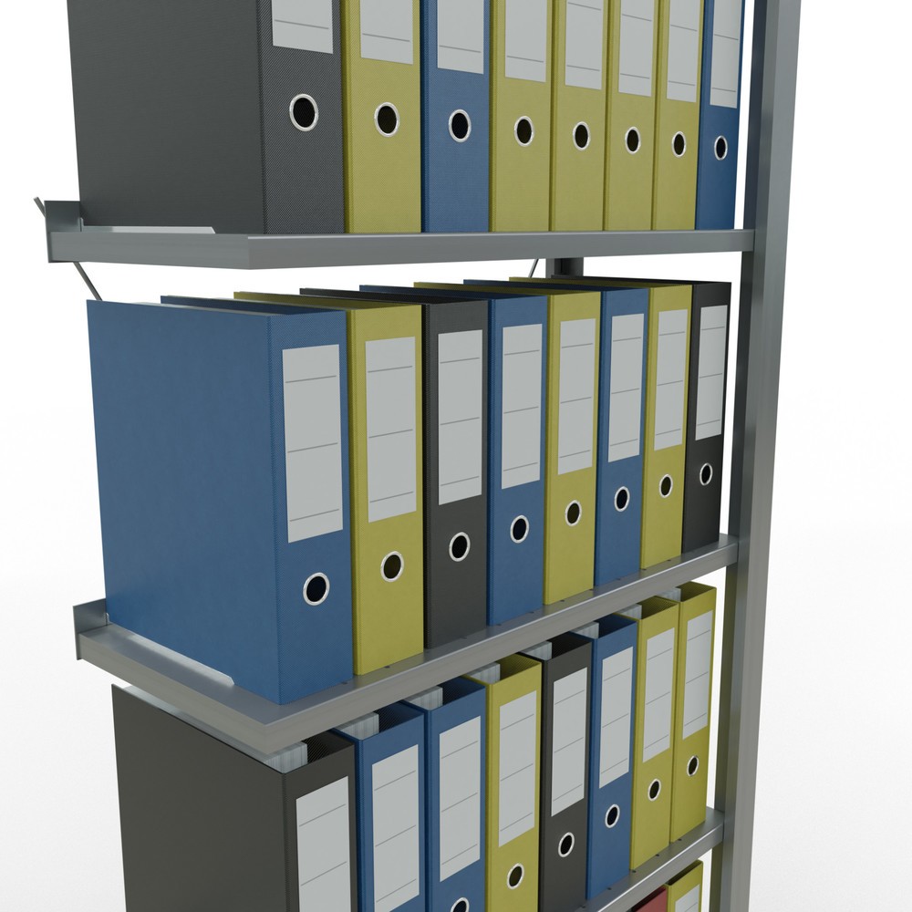 Productafbeelding nr. 4: Archiefstelling SCHULTE AV, eenzijdig, met eindaanslagen, VL 85 kg, hxbxd 2.000 x 750 x 300 mm