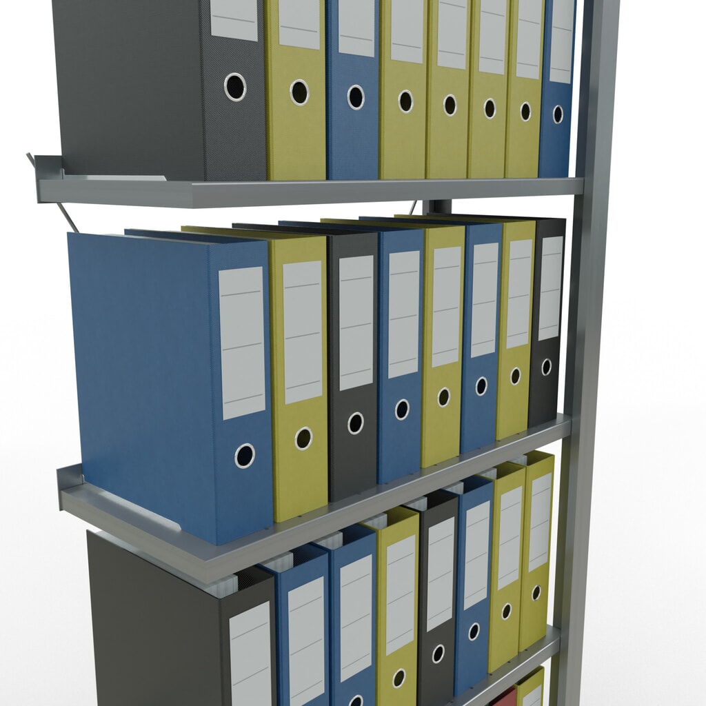 Archiefstelling SCHULTE AV, eenzijdig, met eindaanslagen, VL 85 kg, hxbxd 2.000 x 750 x 300 mm Productafbeelding nr. 4: Archiefstelling SCHULTE AV, eenzijdig, met eindaanslagen, VL 85 kg, hxbxd 2.000 x 750 x 300 mm