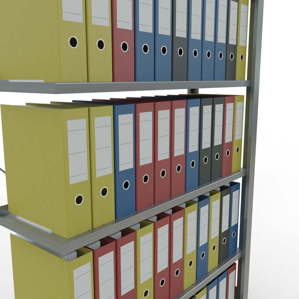 Productafbeelding nr. 3: Archiefstelling SCHULTE AV, eenzijdig, met eindaanslagen, VL 85 kg, hxbxd 2.000 x 1.000 x 300 mm
