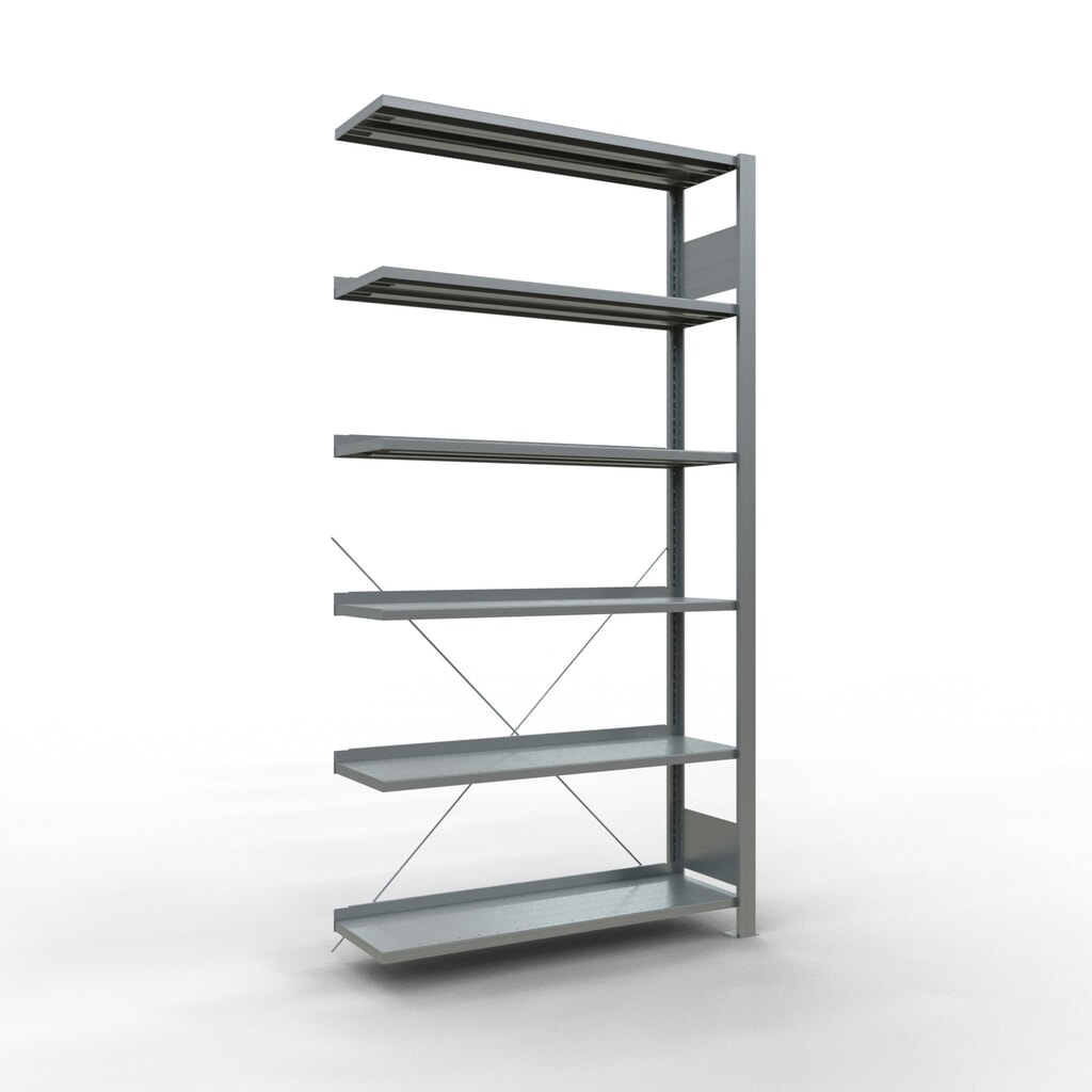 Archiefstelling SCHULTE AV, eenzijdig, met eindaanslagen, VL 85 kg, hxbxd 2.000 x 1.000 x 300 mm Product afbeelding: Archiefstelling SCHULTE AV, eenzijdig, met eindaanslagen, VL 85 kg, hxbxd 2.000 x 1.000 x 300 mm