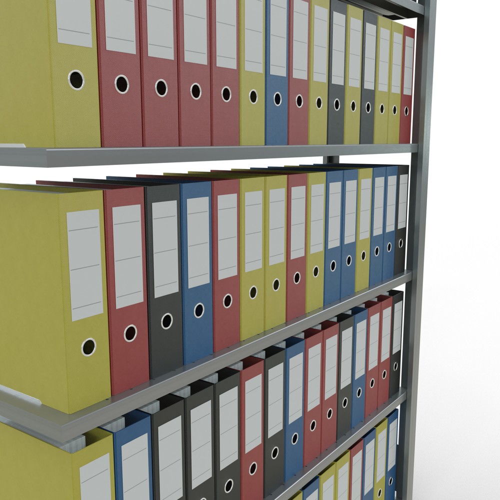 Productafbeelding nr. 3: Archiefstelling SCHULTE AV, eenzijdig, met eindaanslagen, VL 85 kg, hxbxd 2.000 x 1.300 x 300 mm
