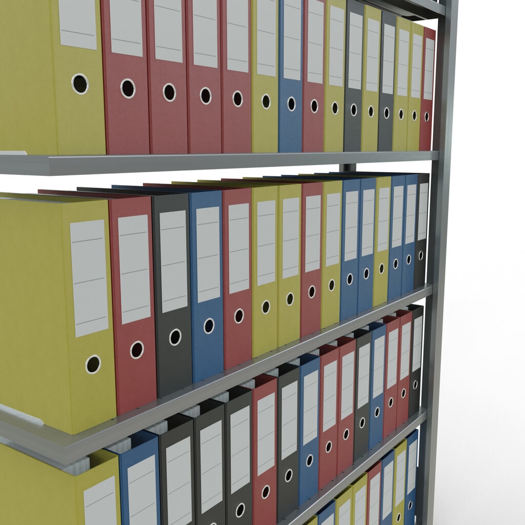 Productafbeelding nr. 3: Archiefstelling SCHULTE AV, eenzijdig, met eindaanslagen, VL 85 kg, hxbxd 2.000 x 1.300 x 300 mm