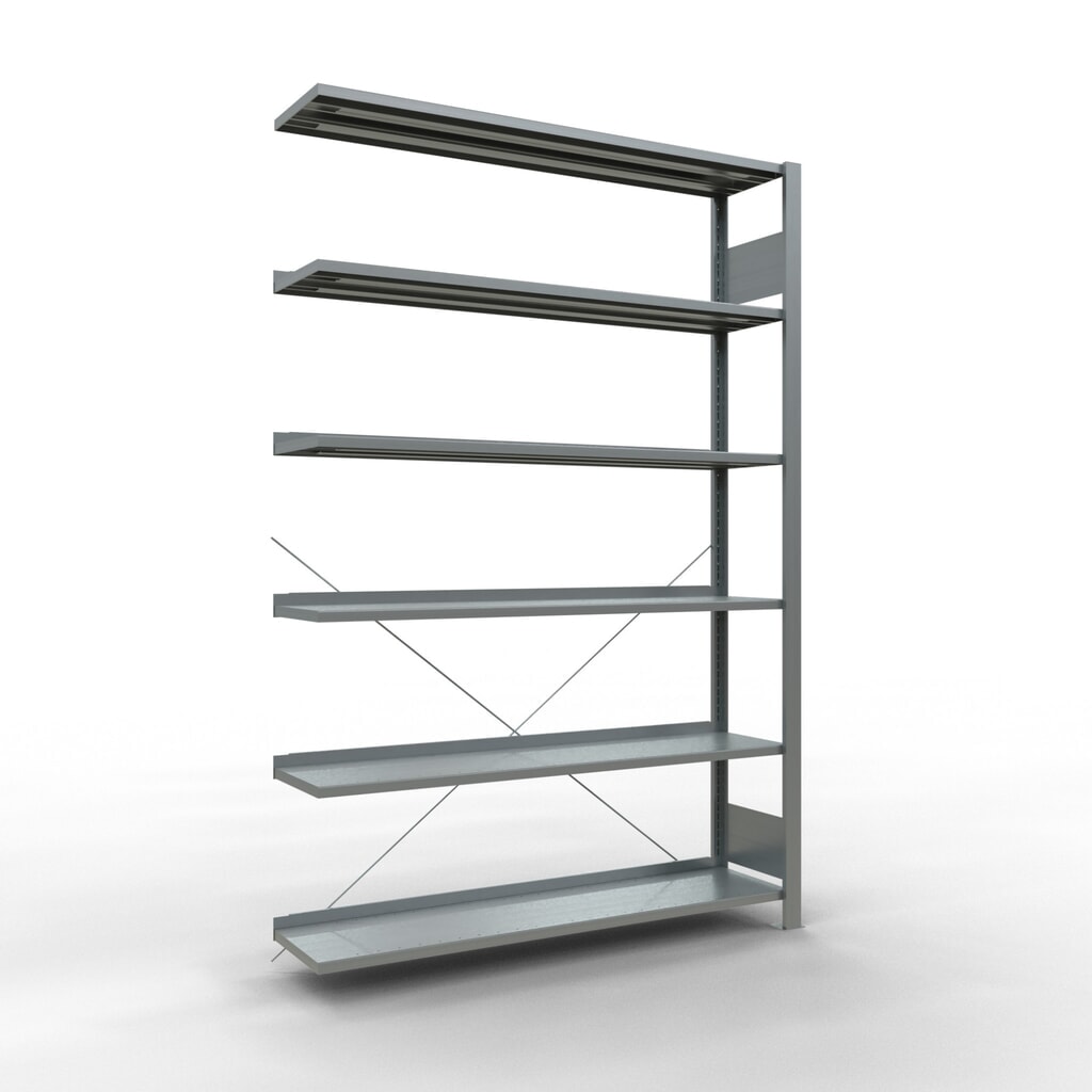 Archiefstelling SCHULTE AV, eenzijdig, met eindaanslagen, VL 85 kg, hxbxd 2.000 x 1.300 x 300 mm Product afbeelding: Archiefstelling SCHULTE AV, eenzijdig, met eindaanslagen, VL 85 kg, hxbxd 2.000 x 1.300 x 300 mm