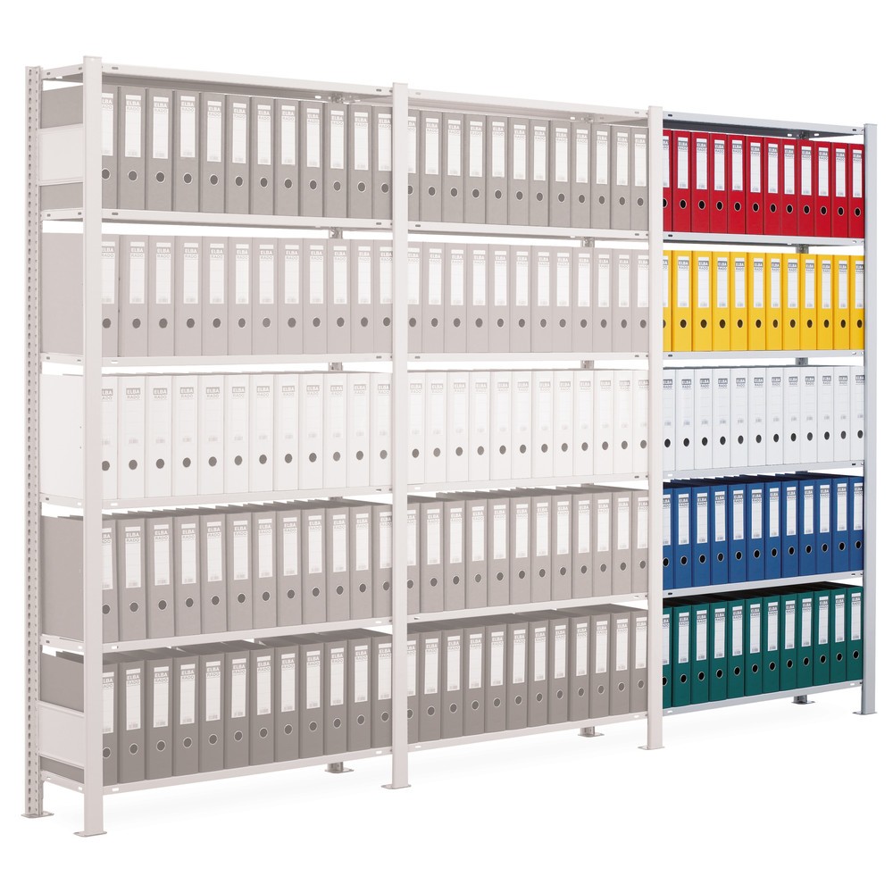 Product afbeelding: Archiefstelling SCHULTE AV, eenzijdig, met eindaanslagen, VL 85 kg, hxbxd 2.500 x 1.000 x 300 mm