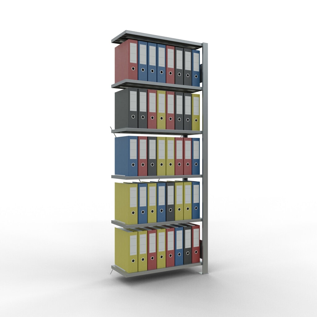 Archiefstelling SCHULTE AV, eenzijdig, zonder eindaanslagen, VL 85 kg, hxbxd 2.000 x 750 x 300 mm Productafbeelding nr. 2: Archiefstelling SCHULTE AV, eenzijdig, zonder eindaanslagen, VL 85 kg, hxbxd 2.000 x 750 x 300 mm