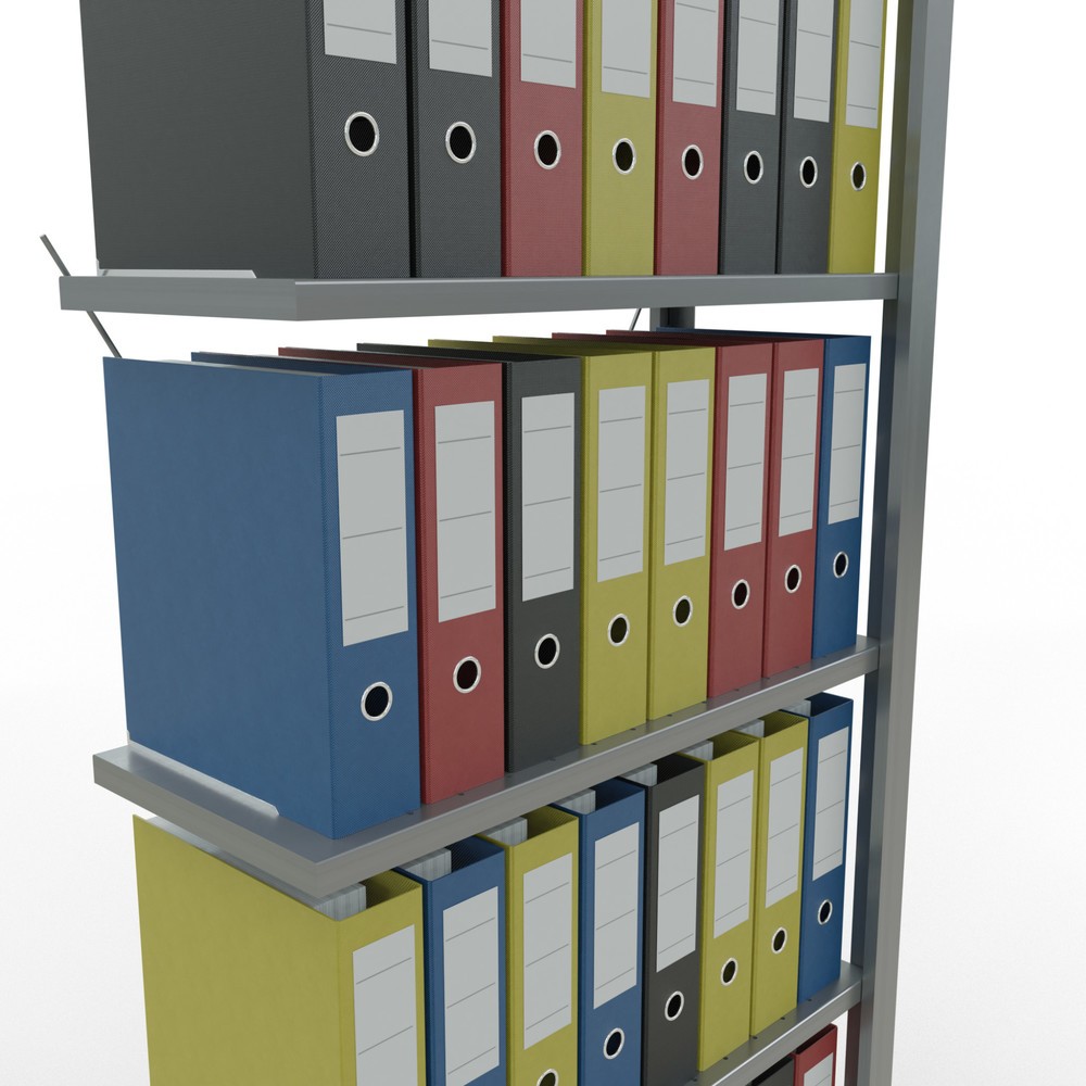 Productafbeelding nr. 3: Archiefstelling SCHULTE AV, eenzijdig, zonder eindaanslagen, VL 85 kg, hxbxd 2.000 x 750 x 300 mm