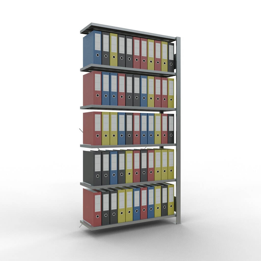 Archiefstelling SCHULTE AV, eenzijdig, zonder eindaanslagen, VL 85 kg, hxbxd 2.000 x 1.000 x 300 mm Productafbeelding nr. 2: Archiefstelling SCHULTE AV, eenzijdig, zonder eindaanslagen, VL 85 kg, hxbxd 2.000 x 1.000 x 300 mm