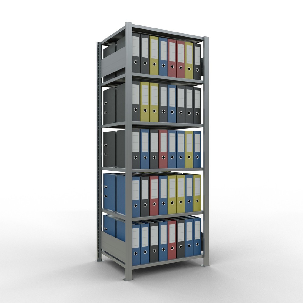 Productafbeelding nr. 3: Archiefstelling SCHULTE BV, dubbelzijdig, met middenaanslagen, VL 150 kg, hxbxd 2.000 x 750 x 600 mm