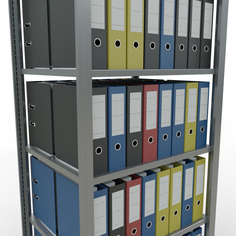 Productafbeelding nr. 4: Archiefstelling SCHULTE BV, dubbelzijdig, met middenaanslagen, VL 150 kg, hxbxd 2.000 x 750 x 600 mm