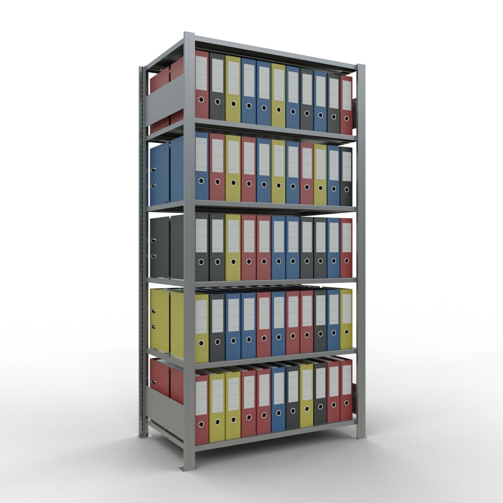 Archiefstelling SCHULTE BV, dubbelzijdig, met middenaanslagen, VL 150 kg, hxbxd 2.000 x 1.000 x 600 mm Productafbeelding nr. 2: Archiefstelling SCHULTE BV, dubbelzijdig, met middenaanslagen, VL 150 kg, hxbxd 2.000 x 1.000 x 600 mm