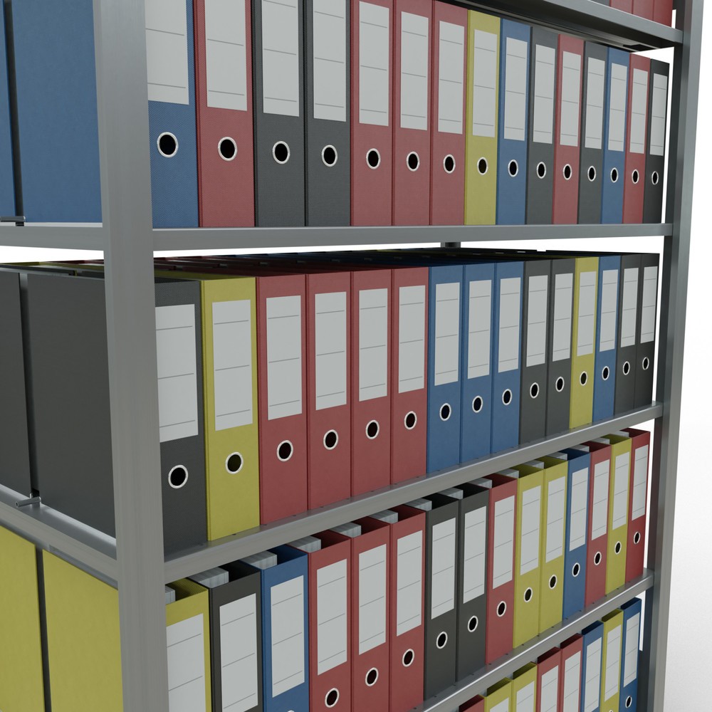 Productafbeelding nr. 3: Archiefstelling SCHULTE BV, dubbelzijdig, met middenaanslagen, VL 150 kg, hxbxd 2.000 x 1.300 x 600 mm