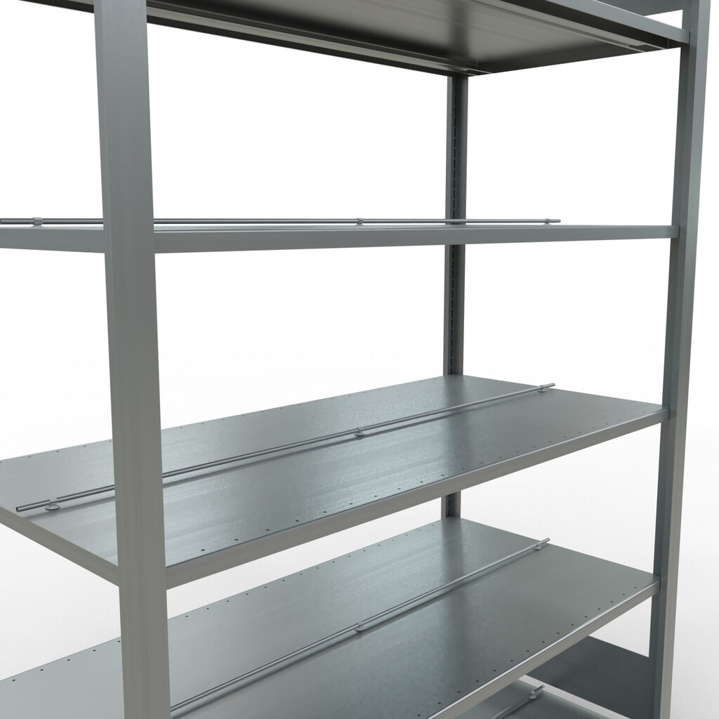 Archiefstelling SCHULTE BV, dubbelzijdig, met middenaanslagen, VL 150 kg, hxbxd 2.000 x 1.300 x 600 mm Productafbeelding nr. 4: Archiefstelling SCHULTE BV, dubbelzijdig, met middenaanslagen, VL 150 kg, hxbxd 2.000 x 1.300 x 600 mm