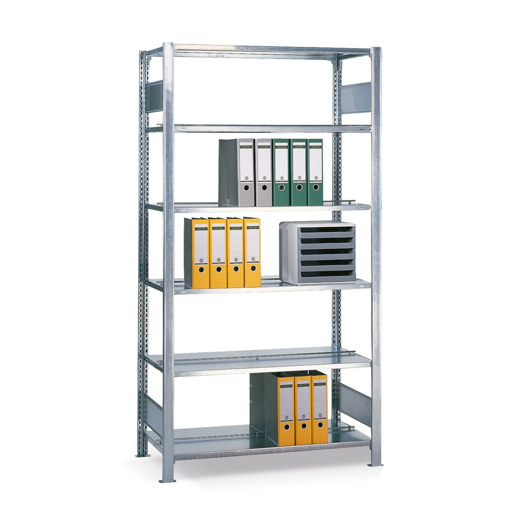 Product afbeelding: Archiefstelling SCHULTE BV, dubbelzijdig, zonder middenaanslagen, VL 150 kg, hxbxd 2.500 x 1.000 x 600 mm