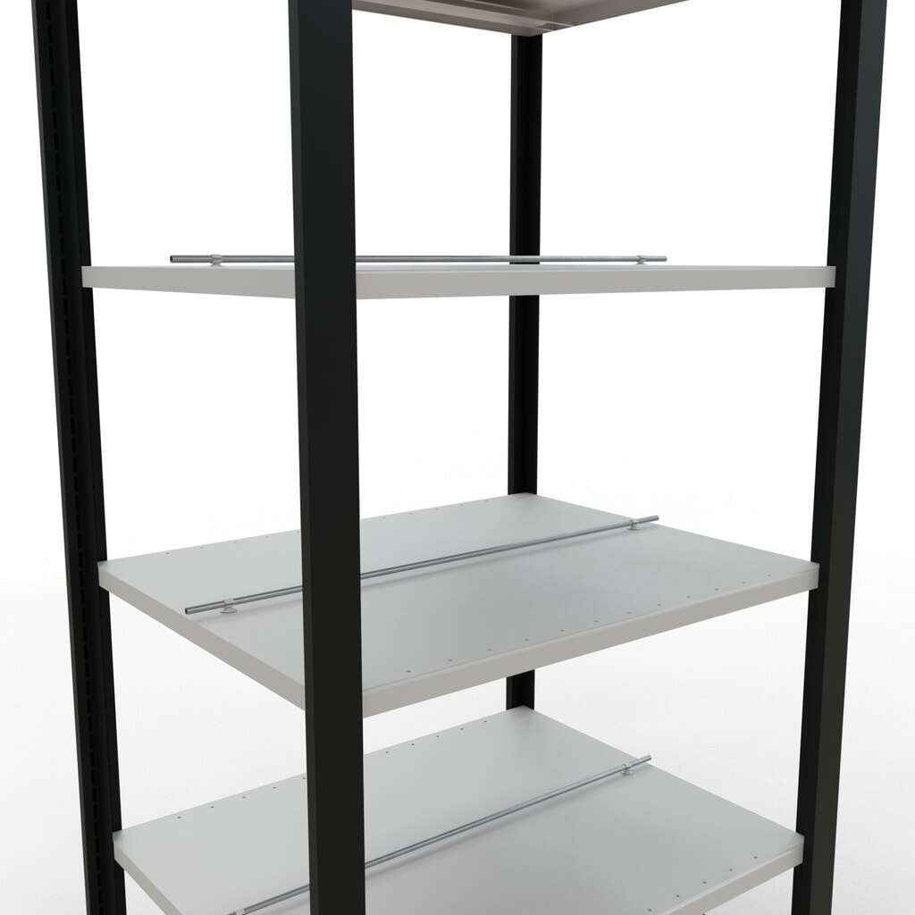 Archiefstelling SCHULTE BV, dubbelzijdig, met middenaanslagen, VL 150 kg, zwart, hxbxd 2.000 x 750 x 600 mm Productafbeelding nr. 4: Archiefstelling SCHULTE BV, dubbelzijdig, met middenaanslagen, VL 150 kg, zwart, hxbxd 2.000 x 750 x 600 mm