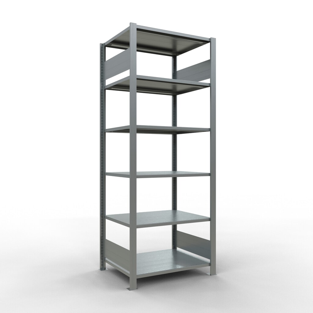Product afbeelding: Archiefstelling SCHULTE BV, dubbelzijdig, zonder middenaanslagen, VL 150 kg, hxbxd 2.000 x 750 x 600 mm