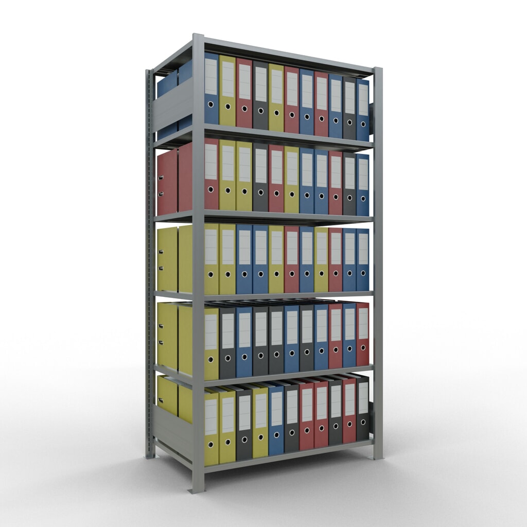 Archiefstelling SCHULTE BV, dubbelzijdig, zonder middenaanslagen, VL 150 kg, hxbxd 2.000 x 1.000 x 600 mm Productafbeelding nr. 3: Archiefstelling SCHULTE BV, dubbelzijdig, zonder middenaanslagen, VL 150 kg, hxbxd 2.000 x 1.000 x 600 mm