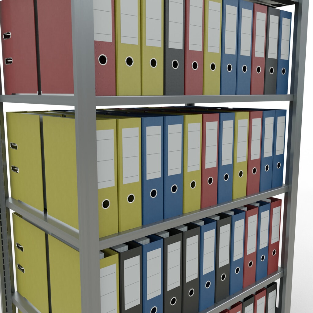 Archiefstelling SCHULTE BV, dubbelzijdig, zonder middenaanslagen, VL 150 kg, hxbxd 2.000 x 1.000 x 600 mm Productafbeelding nr. 4: Archiefstelling SCHULTE BV, dubbelzijdig, zonder middenaanslagen, VL 150 kg, hxbxd 2.000 x 1.000 x 600 mm