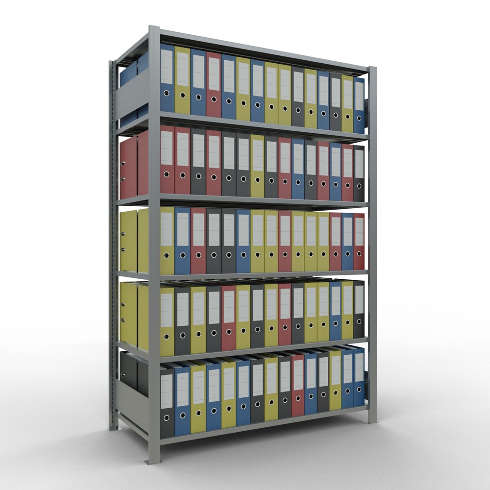 Productafbeelding nr. 2: Archiefstelling SCHULTE BV, dubbelzijdig, zonder middenaanslagen, VL 150 kg, hxbxd 2.000 x 1.300 x 600 mm