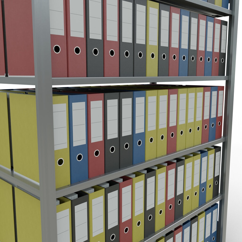 Archiefstelling SCHULTE BV, dubbelzijdig, zonder middenaanslagen, VL 150 kg, hxbxd 2.000 x 1.300 x 600 mm Productafbeelding nr. 3: Archiefstelling SCHULTE BV, dubbelzijdig, zonder middenaanslagen, VL 150 kg, hxbxd 2.000 x 1.300 x 600 mm
