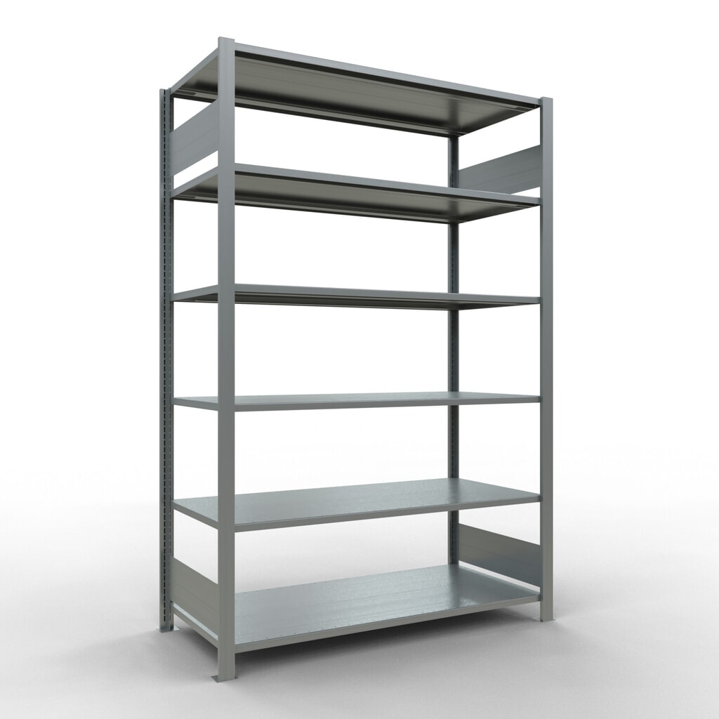 Product afbeelding: Archiefstelling SCHULTE BV, dubbelzijdig, zonder middenaanslagen, VL 150 kg, hxbxd 2.000 x 1.300 x 600 mm