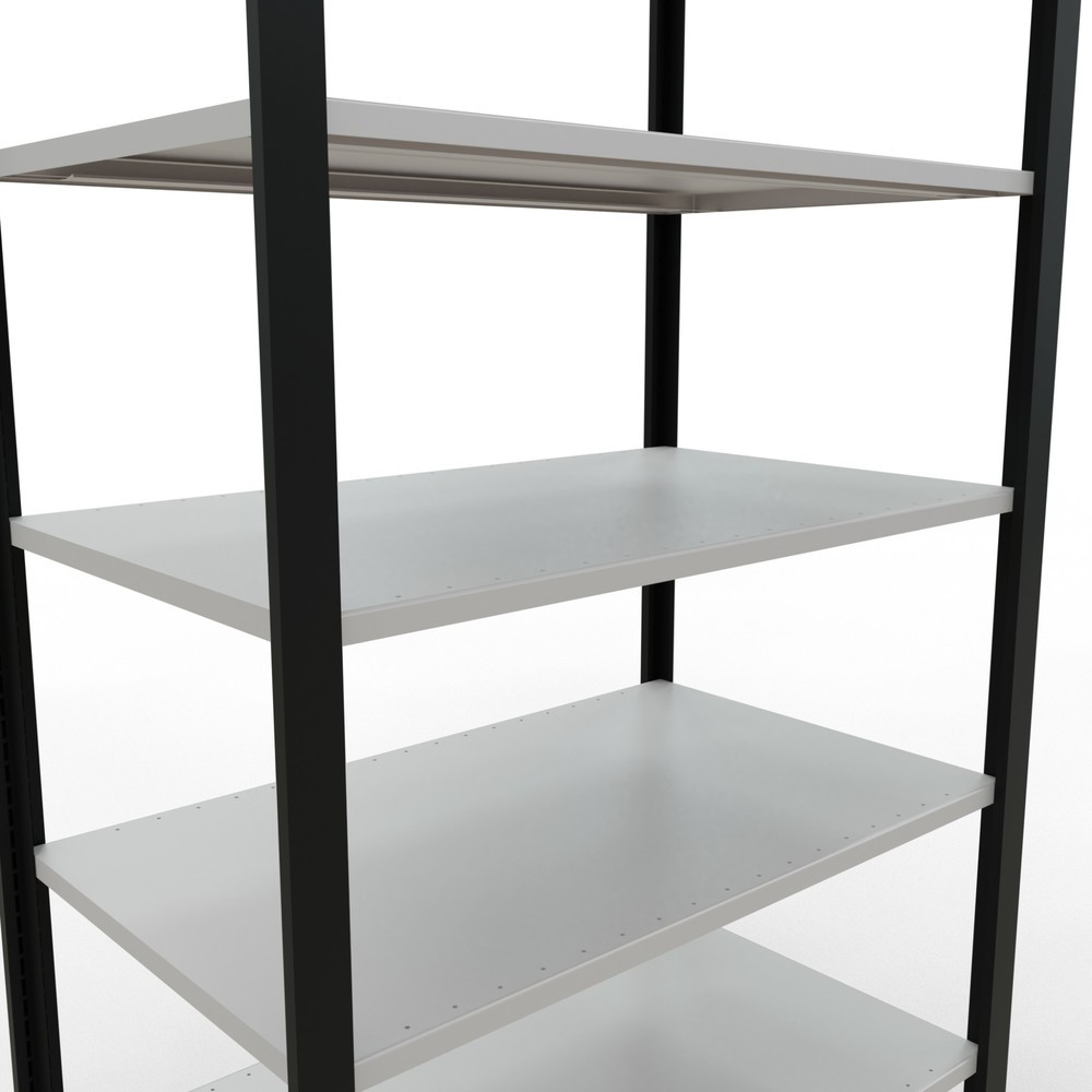 Productafbeelding nr. 4: Archiefstelling SCHULTE BV, dubbelzijdig, zonder middenaanslagen, VL 150 kg, zwart, hxbxd 2.300 x 1.000 x 600 mm