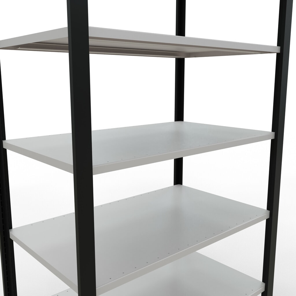 Productafbeelding nr. 4: Archiefstelling SCHULTE BV, dubbelzijdig, zonder middenaanslagen, VL 150 kg, zwart, hxbxd 2.300 x 1.000 x 600 mm