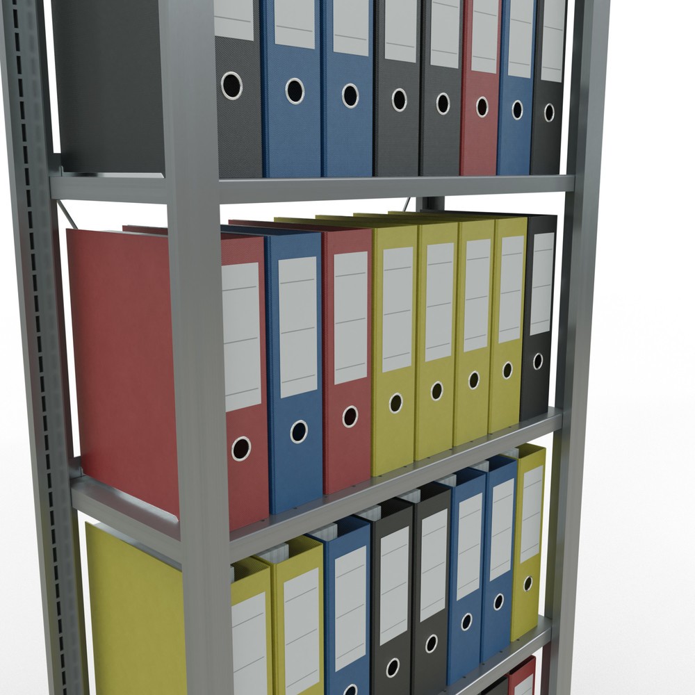 Productafbeelding nr. 4: Archiefstelling SCHULTE BV, eenzijdig, met eindaanslagen, VL 85 kg, hxbxd 2.000 x 750 x 300 mm