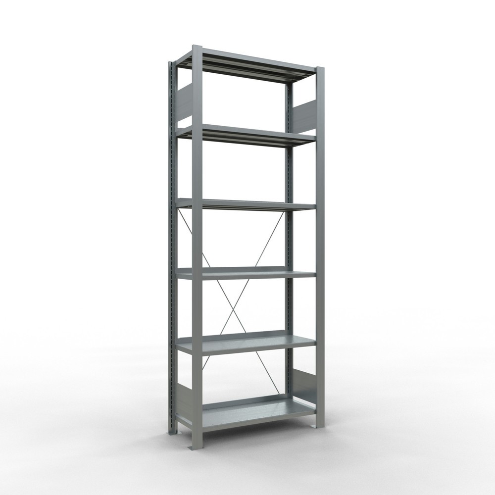 Product afbeelding: Archiefstelling SCHULTE BV, eenzijdig, met eindaanslagen, VL 85 kg, hxbxd 2.000 x 750 x 300 mm