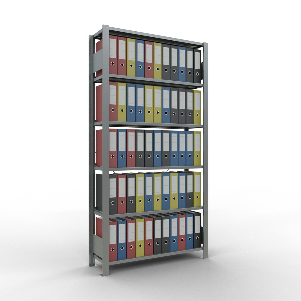 Productafbeelding nr. 2: Archiefstelling SCHULTE BV, eenzijdig, met eindaanslagen, VL 85 kg, hxbxd 2.000 x 1.000 x 300 mm