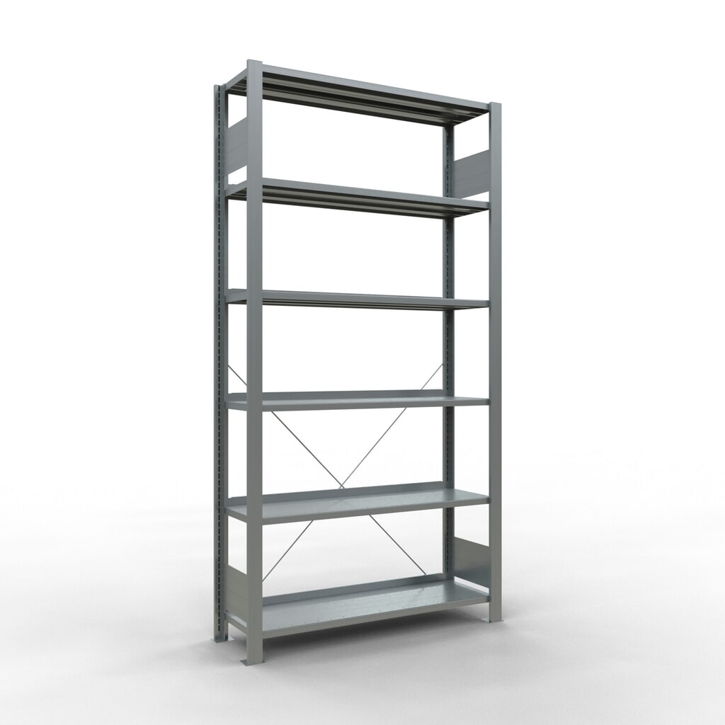 Product afbeelding: Archiefstelling SCHULTE BV, eenzijdig, met eindaanslagen, VL 85 kg, hxbxd 2.000 x 1.000 x 300 mm