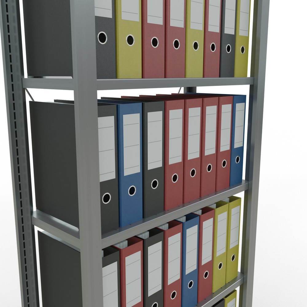 Productafbeelding nr. 3: Archiefstelling SCHULTE BV, eenzijdig, zonder eindaanslagen, VL 85 kg, hxbxd 2.000 x 750 x 300 mm