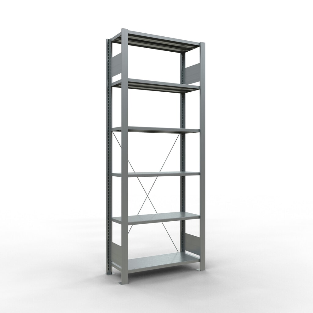 Product afbeelding: Archiefstelling SCHULTE BV, eenzijdig, zonder eindaanslagen, VL 85 kg, hxbxd 2.000 x 750 x 300 mm