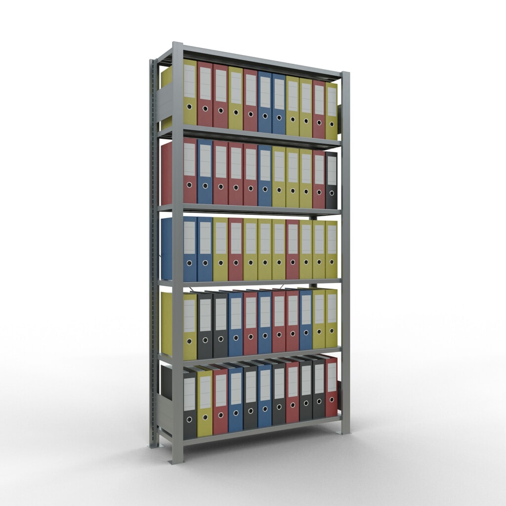 Archiefstelling SCHULTE BV, eenzijdig, zonder eindaanslagen, VL 85 kg, hxbxd 2.000 x 1.000 x 300 mm Productafbeelding nr. 2: Archiefstelling SCHULTE BV, eenzijdig, zonder eindaanslagen, VL 85 kg, hxbxd 2.000 x 1.000 x 300 mm