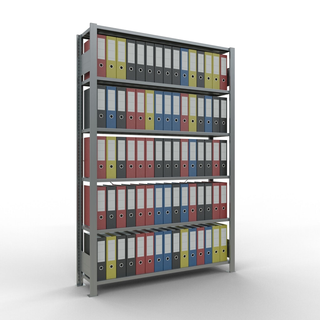 Archiefstelling SCHULTE BV, eenzijdig, zonder eindaanslagen, VL 85 kg, hxbxd 2.000 x 1.300 x 300 mm Productafbeelding nr. 2: Archiefstelling SCHULTE BV, eenzijdig, zonder eindaanslagen, VL 85 kg, hxbxd 2.000 x 1.300 x 300 mm