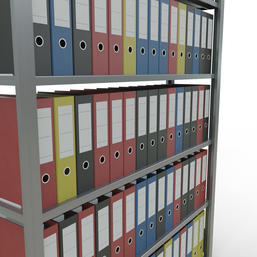 Productafbeelding nr. 3: Archiefstelling SCHULTE BV, eenzijdig, zonder eindaanslagen, VL 85 kg, hxbxd 2.000 x 1.300 x 300 mm