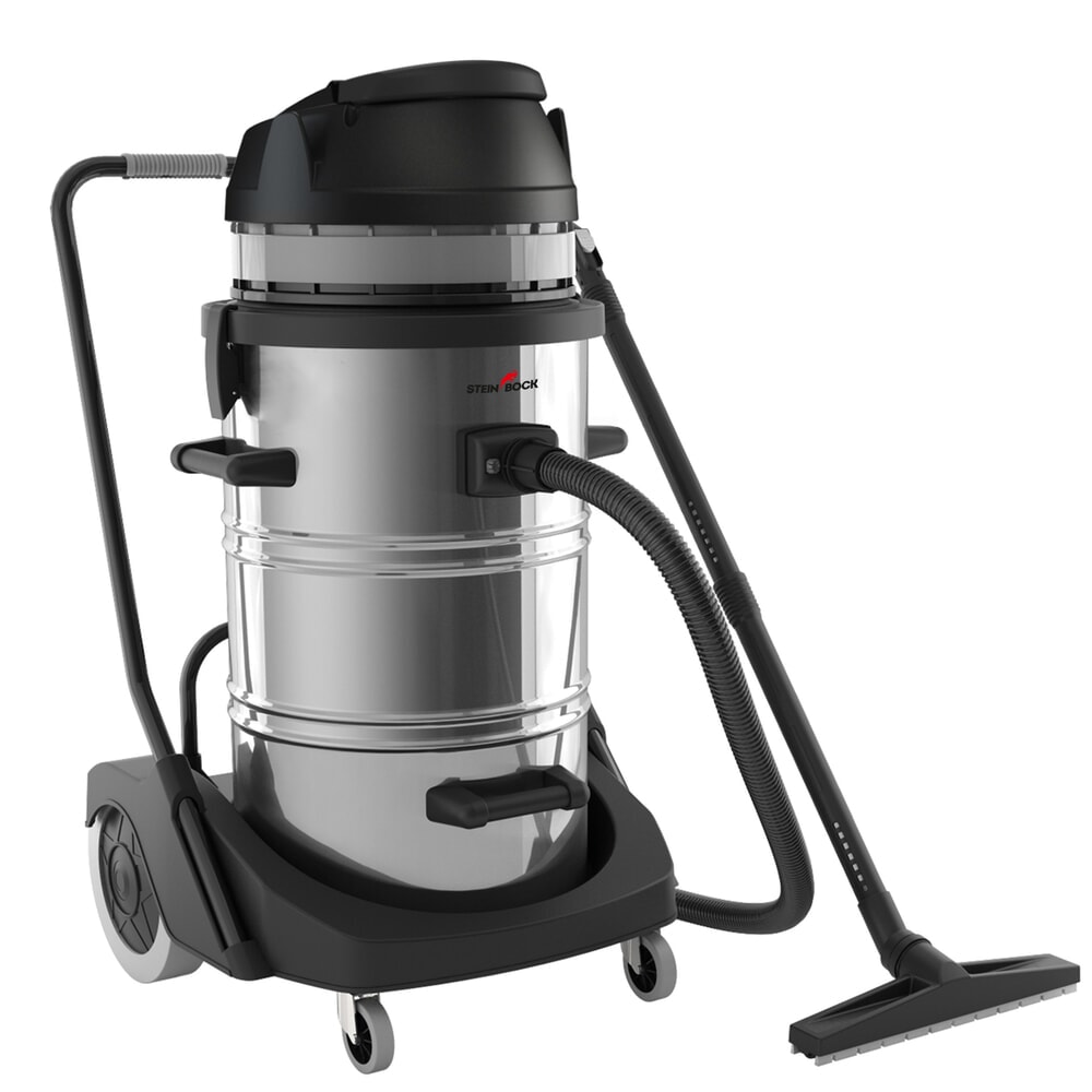 Product afbeelding: Steinbock® industriële stofzuiger nat-droog VS 3/78 W&D, max. 3.300 W, 78 l, roestvrij staal